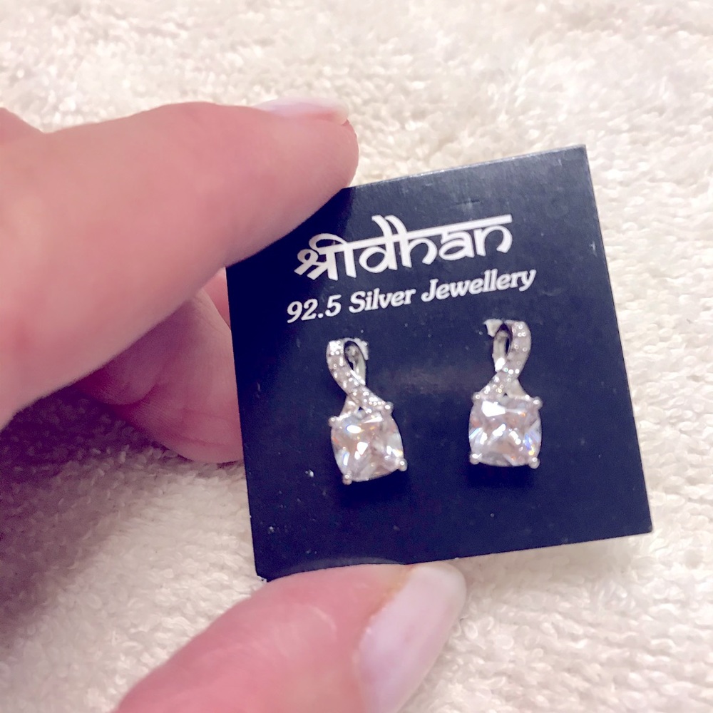 92.5 silver earrings from India
